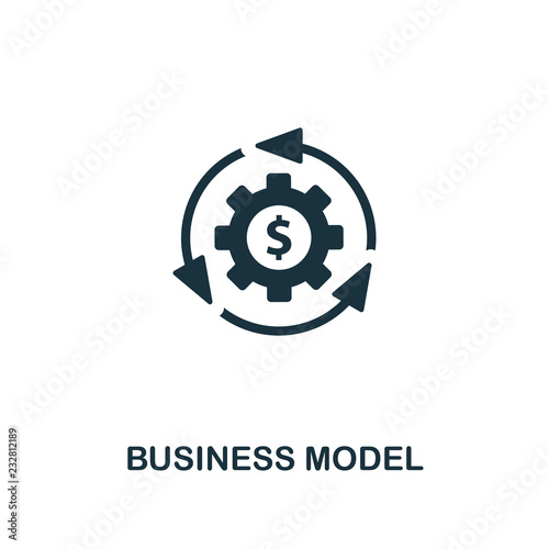 Business Model icon. Premium style design from startup icon collection. UI and UX. Pixel perfect Business Model icon for web design, apps, software, print usage.