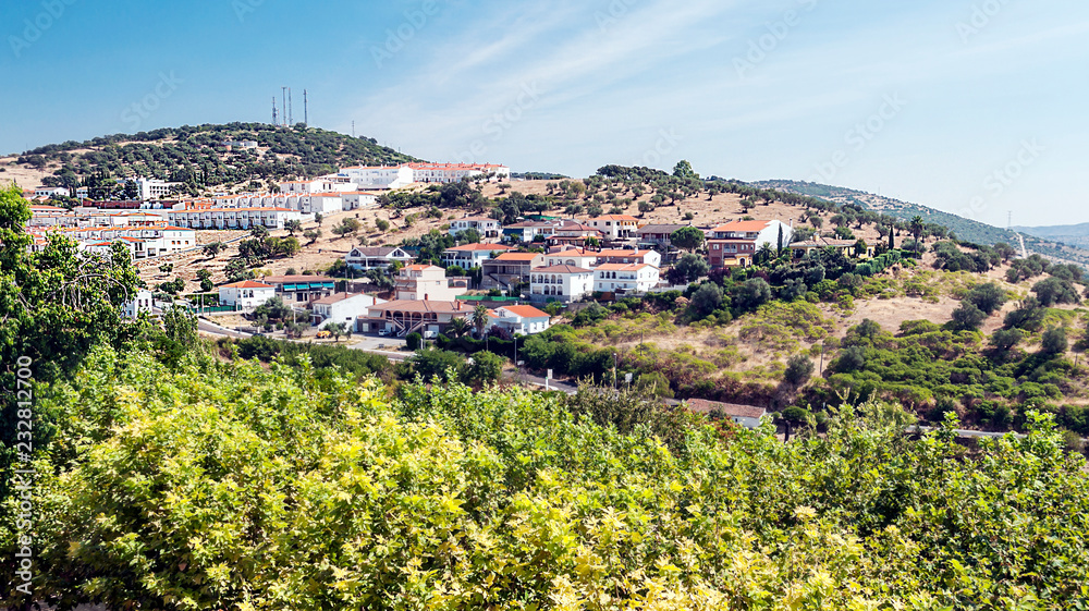 Village of Jerez de los Caballeros in Spain