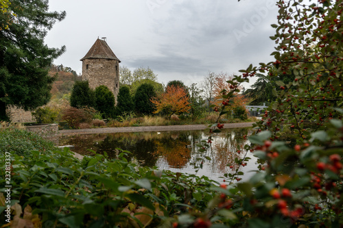 Herbstlicher Schlossgartenteich