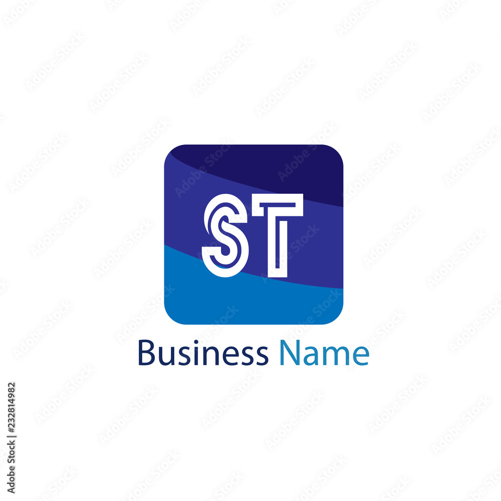 Initial Letter ST Logo template design Initial Letter ST Logo template design
