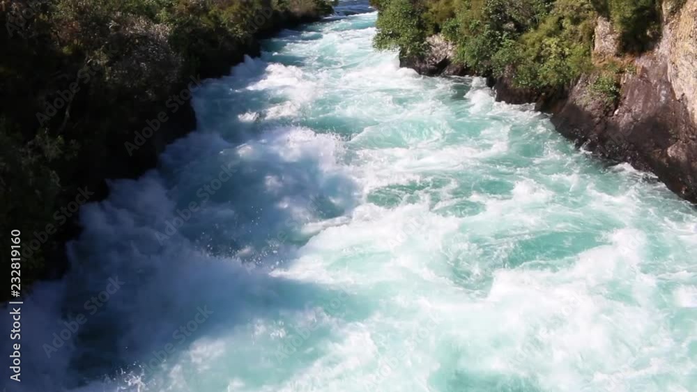 Huka falls waterfall river gorge lake taupo new zealand Huka falls waterfall river gorge lake taupo new zealand