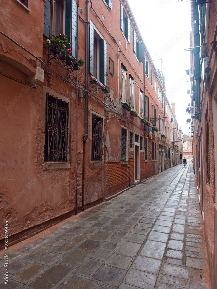 In the non-touristic canals and alleys of Venice