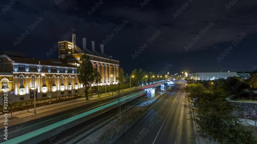 19th century power plant turned into Electricity Museum timelapse hyperlapse in Lisbon, Portugal. 19th century power plant turned into Electricity Museum timelapse hyperlapse in Lisbon, Portugal.
