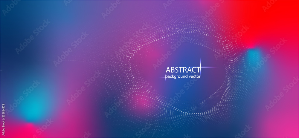 Banner vector abstract colorful lines motion light effect background.