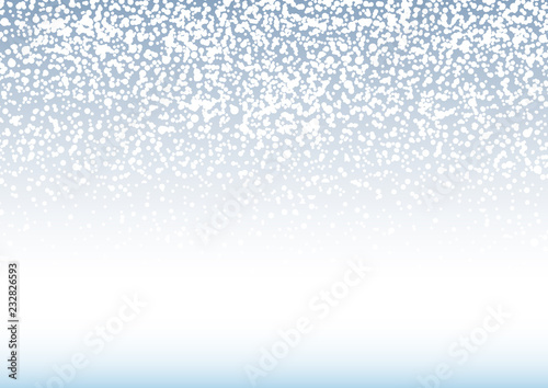 Vector Winter Background. A cold Christmas with snowfall and ice crystals