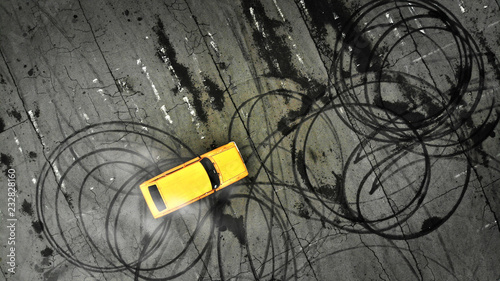 Φωτογραφία Car drifting