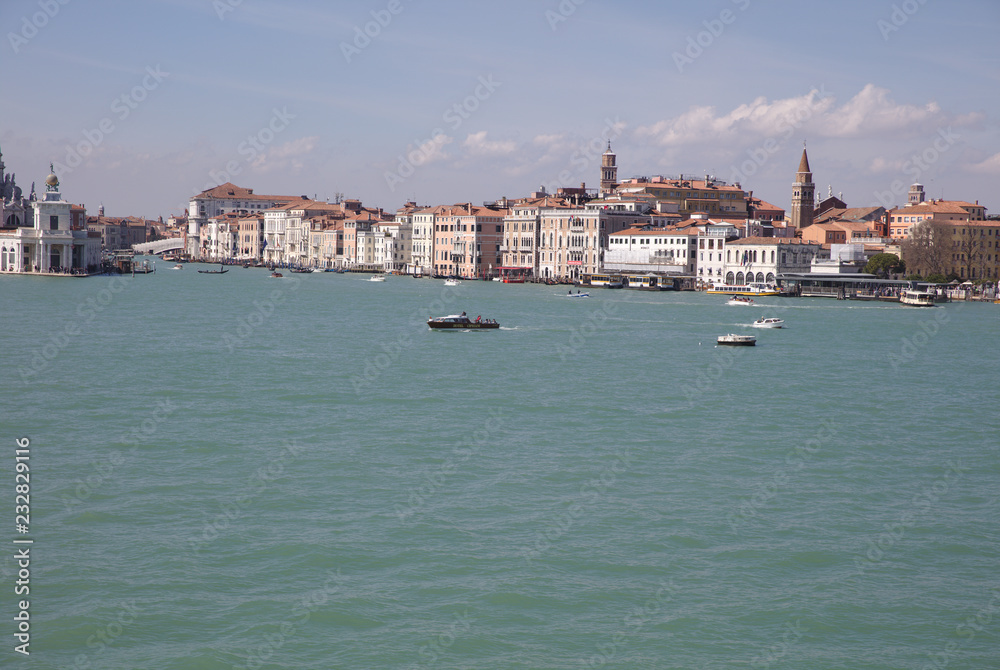 View from Venice car ferry into Canale Grande from Bacino San Marco 4245