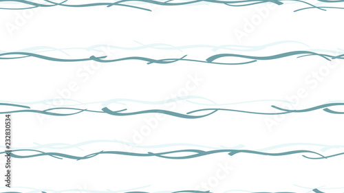 Easy pattern from smooth wavy color lines The idea of a beautiful design of packaging, tiles, textiles, wallpapers, covers, cards, corporate identity Light calligraphic waves