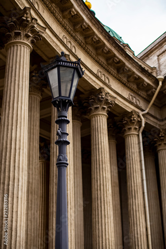 Relief columns of the Cathedral