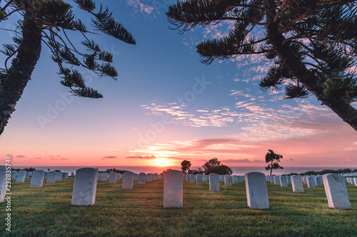 Fort Rosecrans National Cemetery, Point Loma, San Diego, California, USA photo