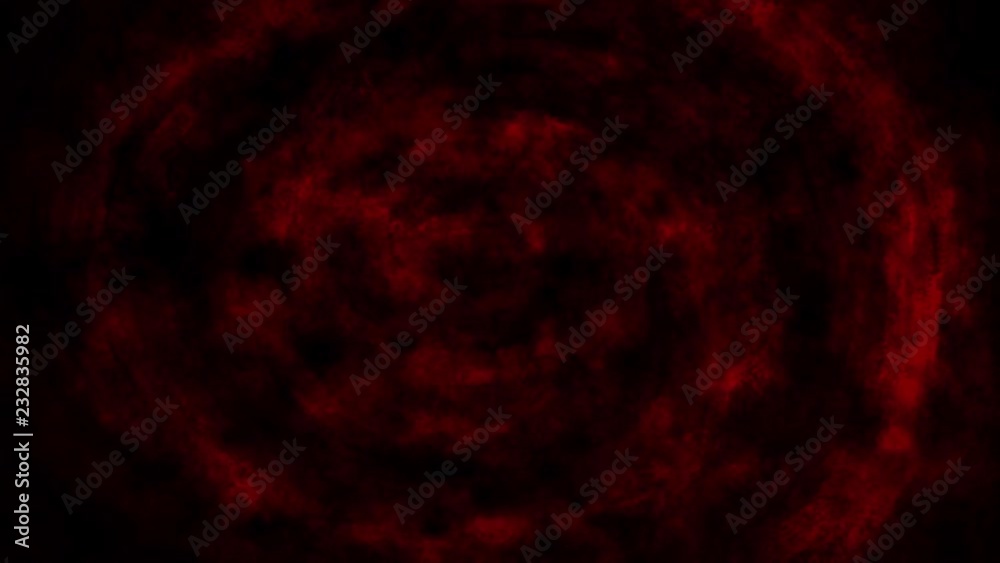 Scary demons of bloody nightmares. Looped animation. Abstraction in genre of horror.