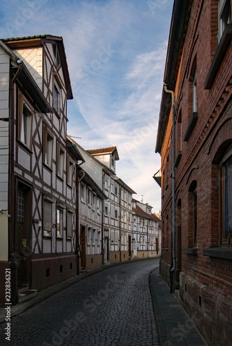 In der Altstadt von Eschwege  Hessen  Deutschland 