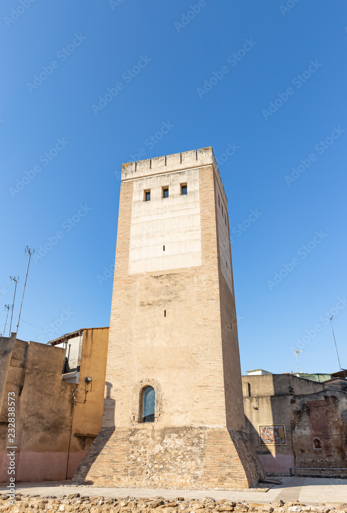 Torreta de Canals - tower of the Borja in Canals town, province of Valencia, Spain