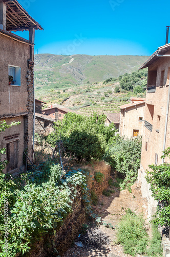 Village of Robledillo de Gata in Spain