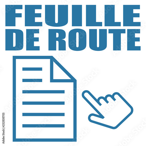 Logo feuille de route.