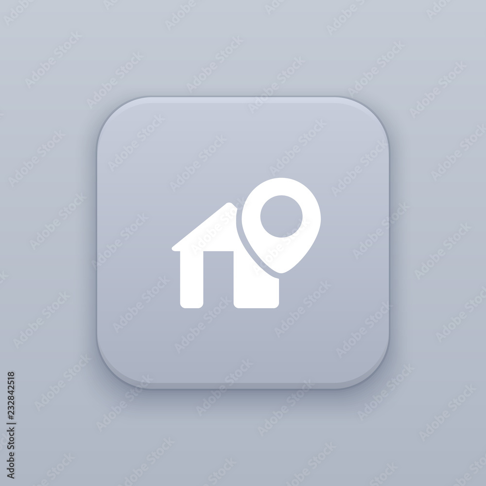Address, location button, best vector Address, location button, best vector