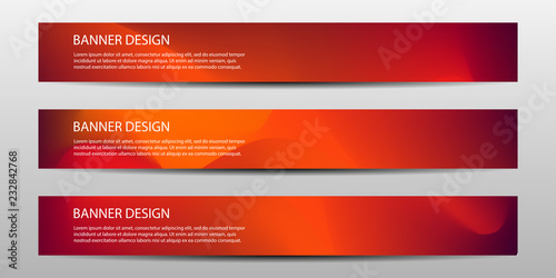 Abstract vector modern banner templates future Poster template design with colorful geometric background . Vector illustrations