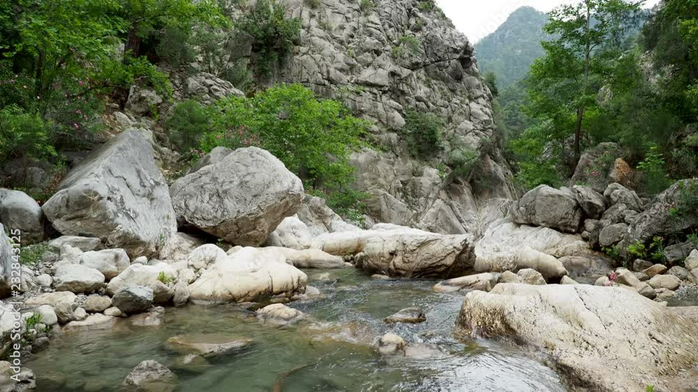 Goynuk river flows through a beautiful canyon. Natural landmark in Antalya province of Turkey. Goynuk river flows through a beautiful canyon. Natural landmark in Antalya province of Turkey.