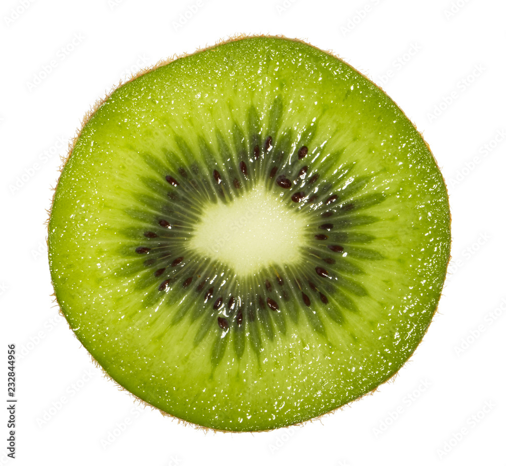 kiwi slice fruit isolated on white background kiwi slice fruit isolated on white background