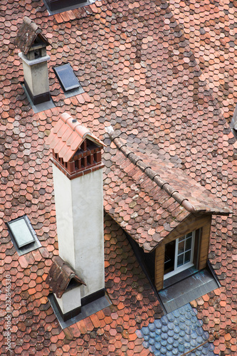 Roof of a traditional house...
