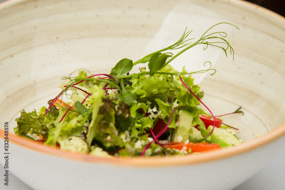fresh vegetable salad with sesame fresh vegetable salad with sesame