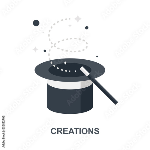 Creations icon concept