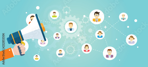Concept design marketing vector banner