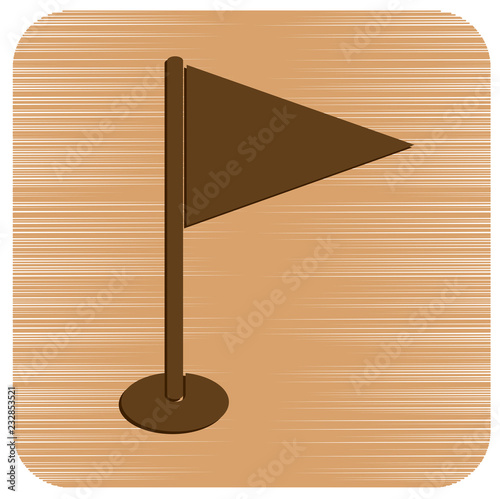 Flag marker icon