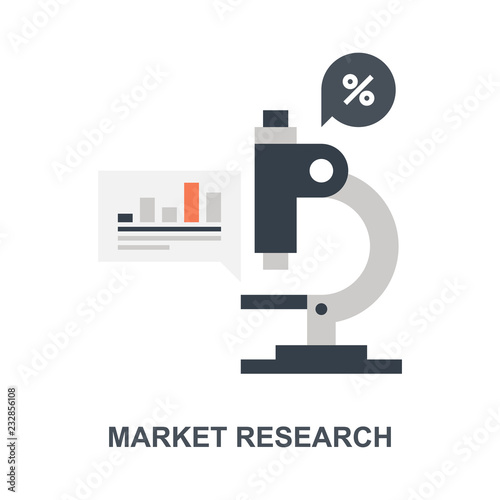 Market Research icon concept