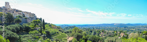 Panorama Saint-Paul de Vence Côte d’Azur France