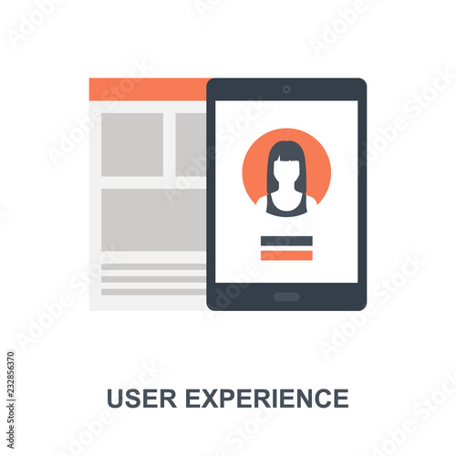 User Experience icon concept