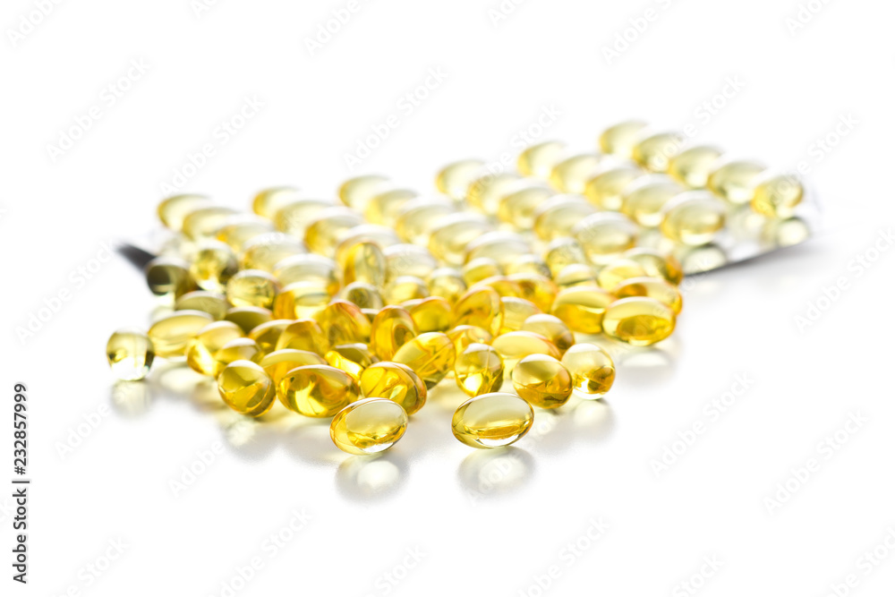 Omega 3 gel capsules. Omega 3 gel capsules.
