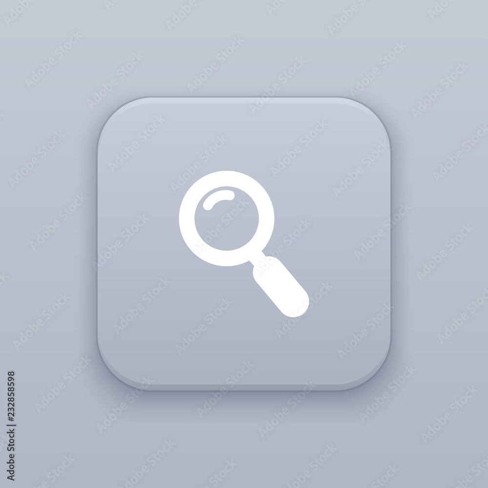 Magnifier, Search button, best vector Magnifier, Search button, best vector