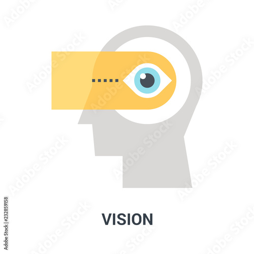 vision icon concept