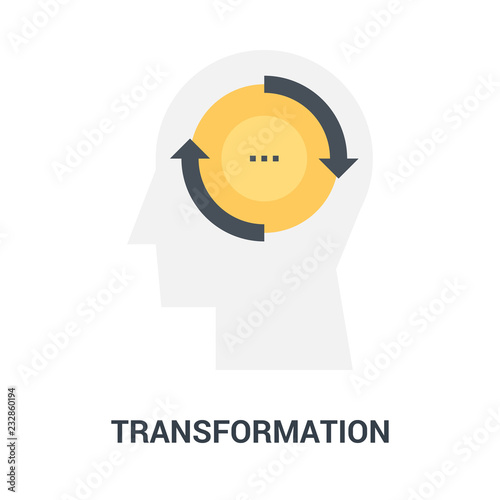 transfrormation icon concept