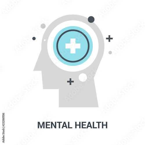 mental health icon concept