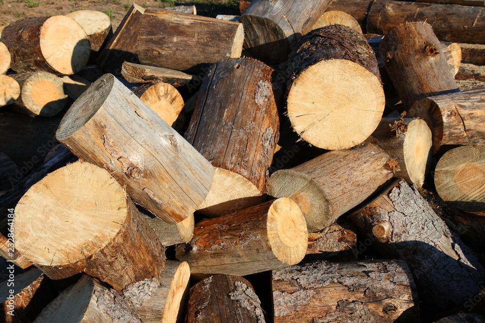 Logs for heating