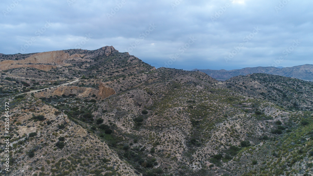 Roks and mountains from drone wives 