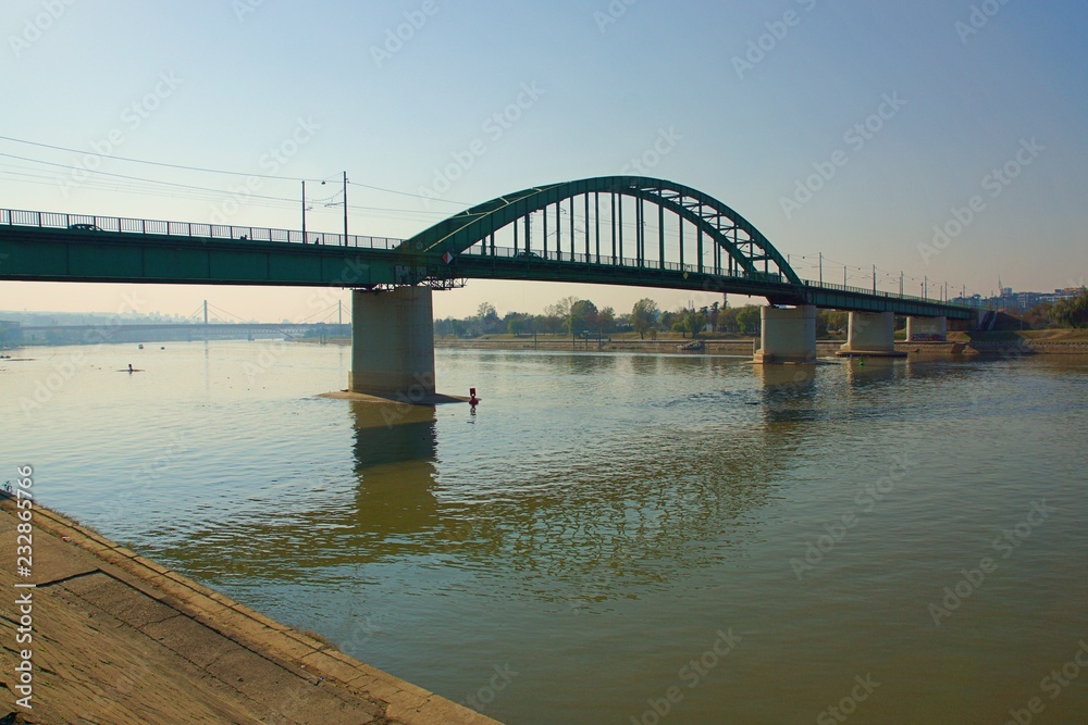 Obraz premium bridge over the river