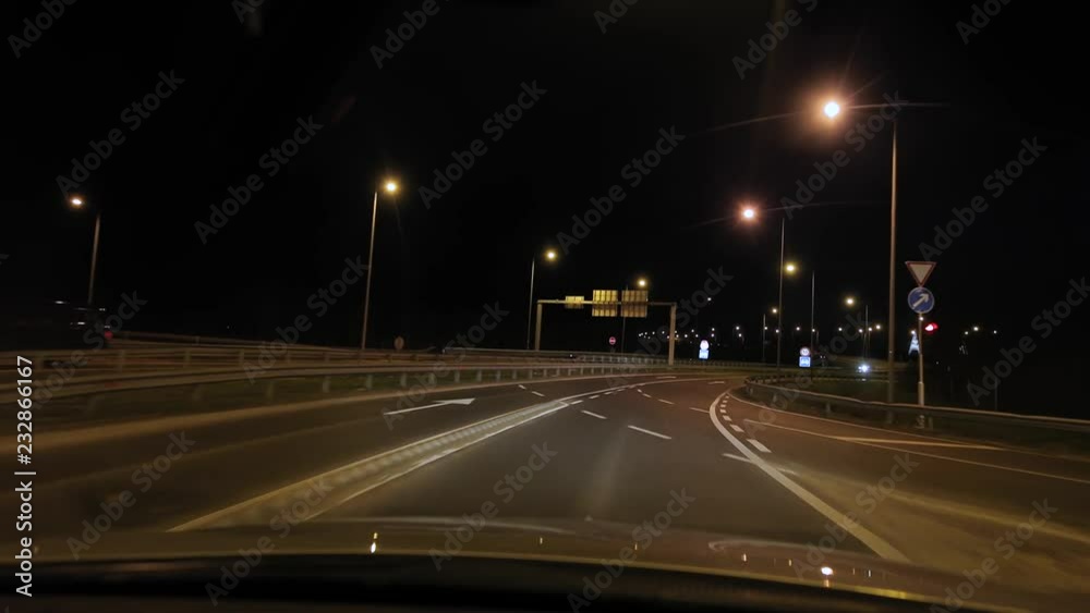 Driving at night Driving at night