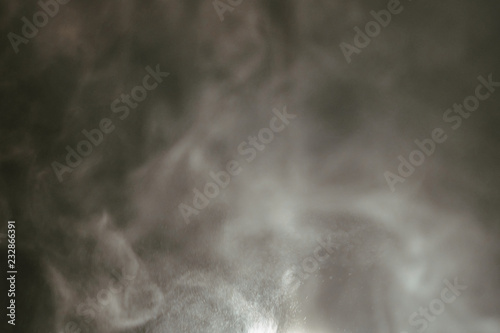 the texture of the smoke