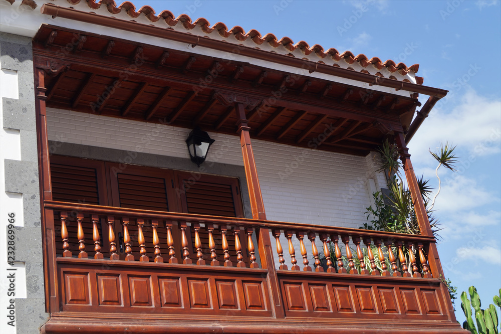 Balkon eines Hauses in Tejeda - Gran Canaria