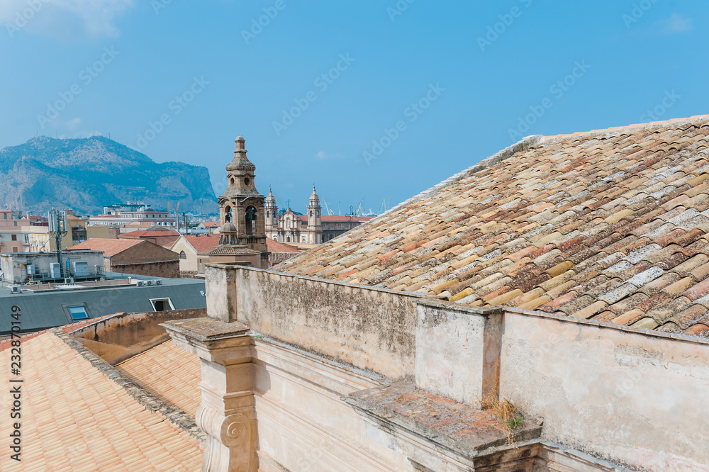 Panoramic view from roof of Santa Caterina church.