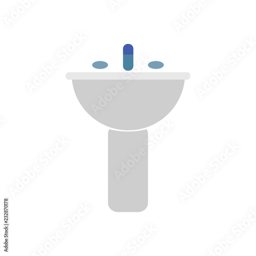 Sink icon. Vector illustration. EPS 10.