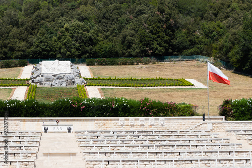 Cimitero militare polacco di Montecassino.