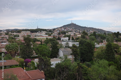 Barcelona. Aerial view in Sant Just Desvern. Spain