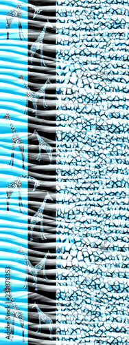 Wallpaper Mural Giraffe. Striped pattern. Background. Pattern Art. Sample for fabric, paper, wallpaper on the wall. Illustration. Torontodigital.ca