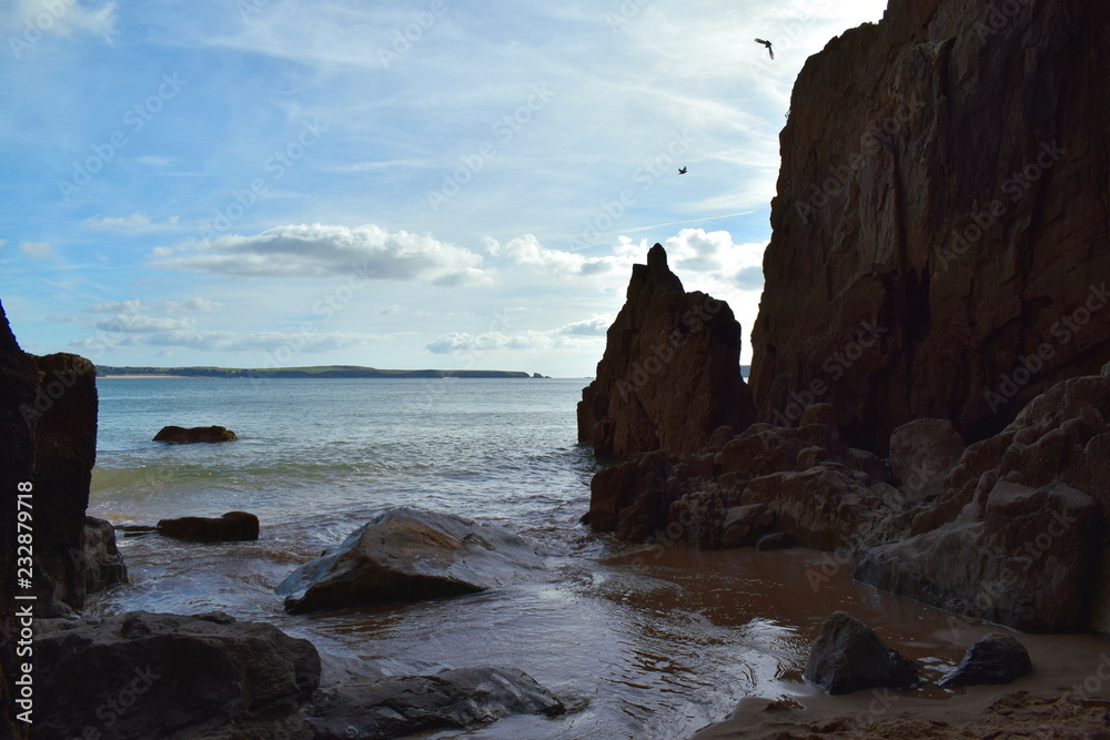 Seascape and rocks