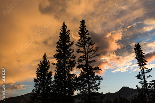 Sunset near Crested Butte in the Colorado Rockies
