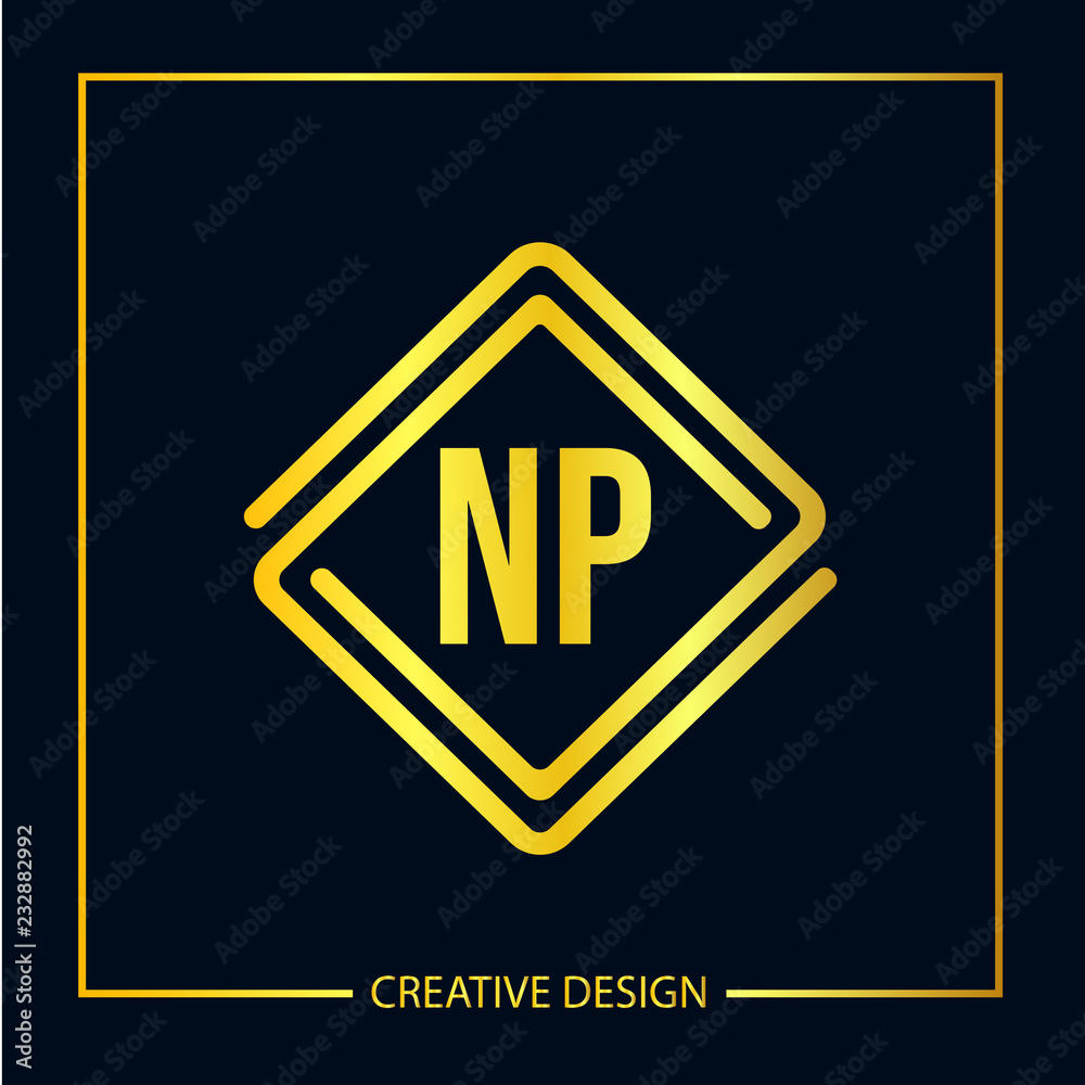 Initial Letter NP Logo Template Design Initial Letter NP Logo Template Design
